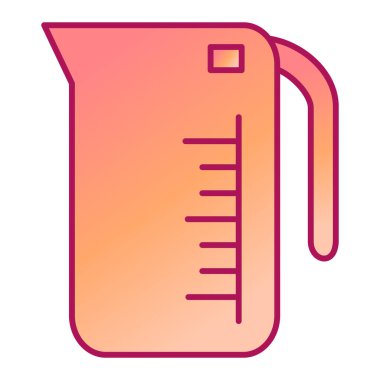 Ölçüm Kupası simgesi. vektör çizim