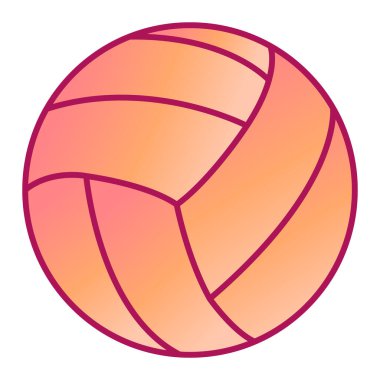 Top simgesinin vektör illüstrasyonu