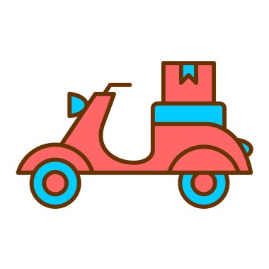 Mobilet. Web simgesi basit illüstrasyon