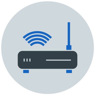 Yönlendirici. Web simgesi basit illüstrasyon