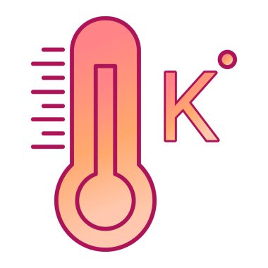 termometre simgesi vektör illüstrasyonu