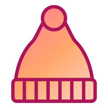 Şapka. Web simgesi basit illüstrasyon