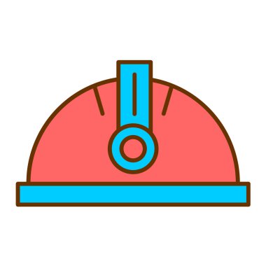 kask, güvenlik, güvenlik, araç, inşaat, donanım, onarım hattı, vektör çizimi