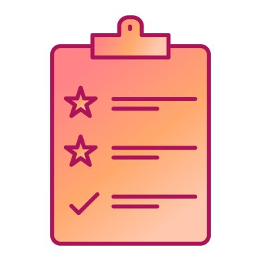 belge simgesi vektör illüstrasyonu