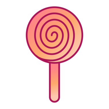 Lolipop şeker ikonu vektör illüstrasyon tasarımı