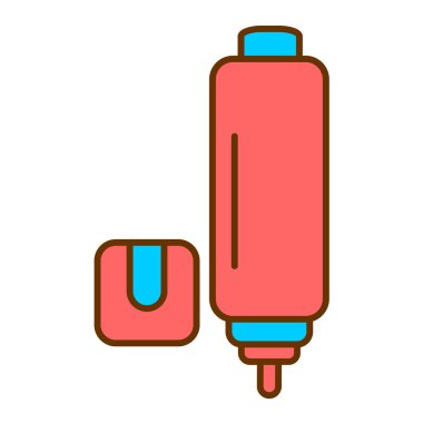 kalem modern simgesinin vektör illüstrasyonu