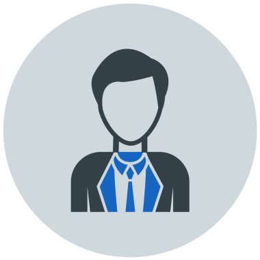 avatar. Web simgesi basit illüstrasyon