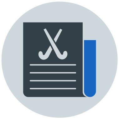 Belge. Web simgesi basit illüstrasyon