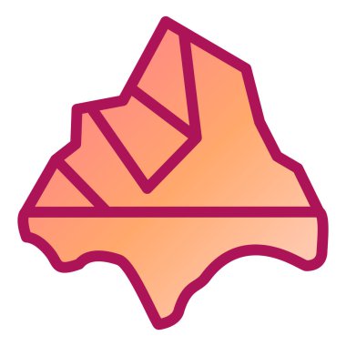 Çizgi film simgesinin vektör çizimi