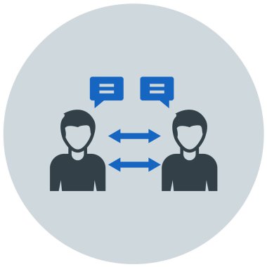 İnsan simgesinin vektör illüstrasyonu