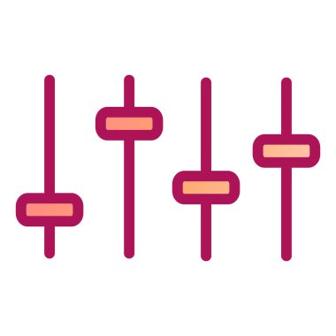 ses ekolayzer simgesi. vektör çizim