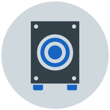 Müzik. Web simgesi basit illüstrasyon