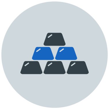 Altın modern ikon vektör illüstrasyonu