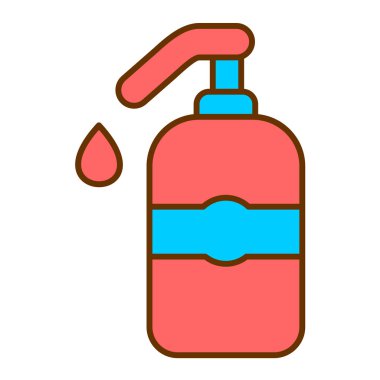 Sprey şişe. Basit tasarım