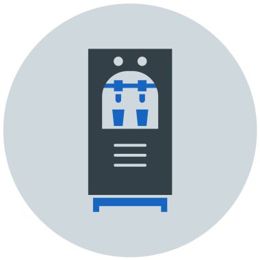 Dolap. Web simgesi basit illüstrasyon