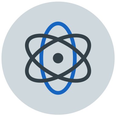 atom, bilim, fizik, teknoloji, eğitim, biyoloji, soyut illüstrasyon, kabartma, daire, renkli