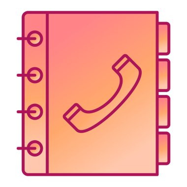 telefon arama simgesi vektör illüstrasyonu