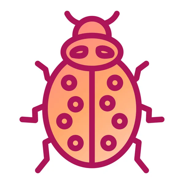 Bug Modern Icon Vector Illustration — 스톡 벡터