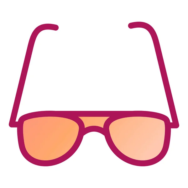 Gafas Sol Icono Vector Ilustración — Vector de stock