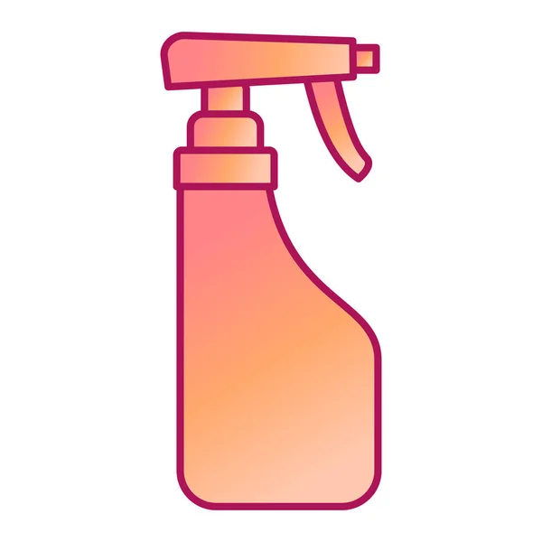 Icona Bottiglia Pulizia Cartone Animato Sapone Liquido Vettoriale Illustrazione Web — Vettoriale Stock