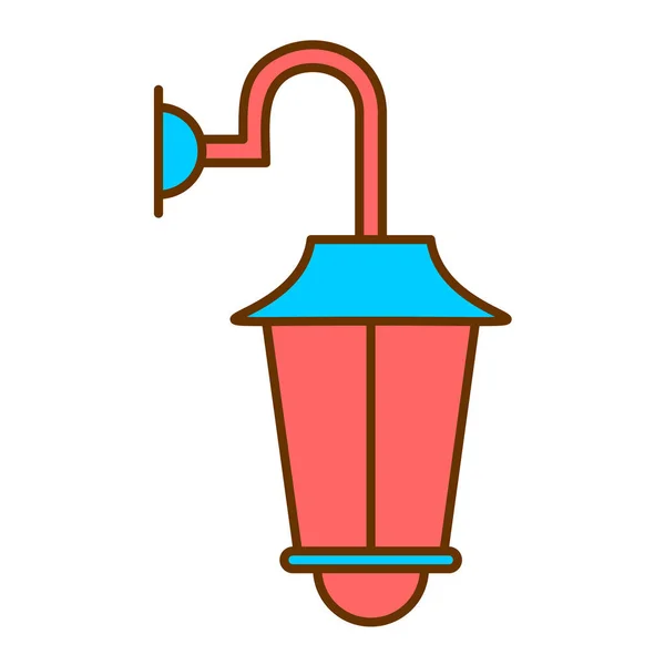 Lampensymbol Einfache Illustration Von Laternen Vektorsymbolen Für Das Web — Stockvektor