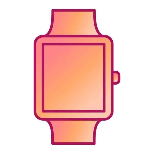 Smartwatch Διάνυσμα Λεπτό Περίγραμμα — Διανυσματικό Αρχείο