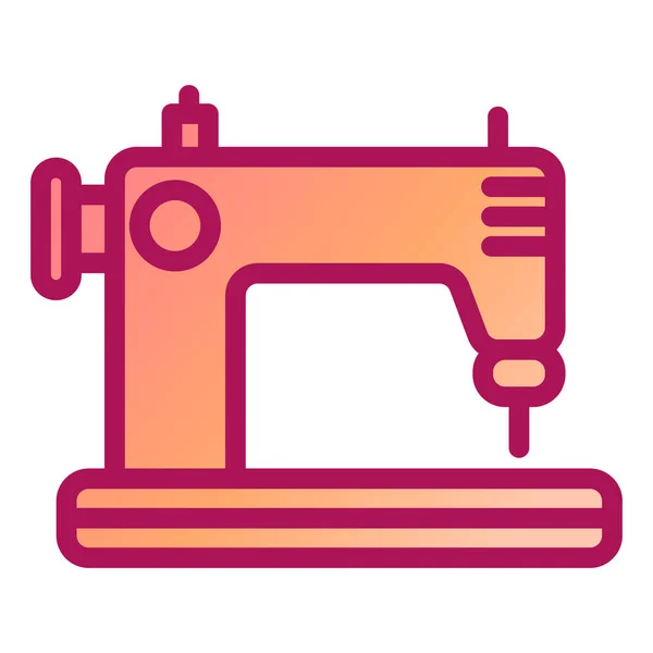 Naaimachine Pictogram Vector Illustratie — Stockvector