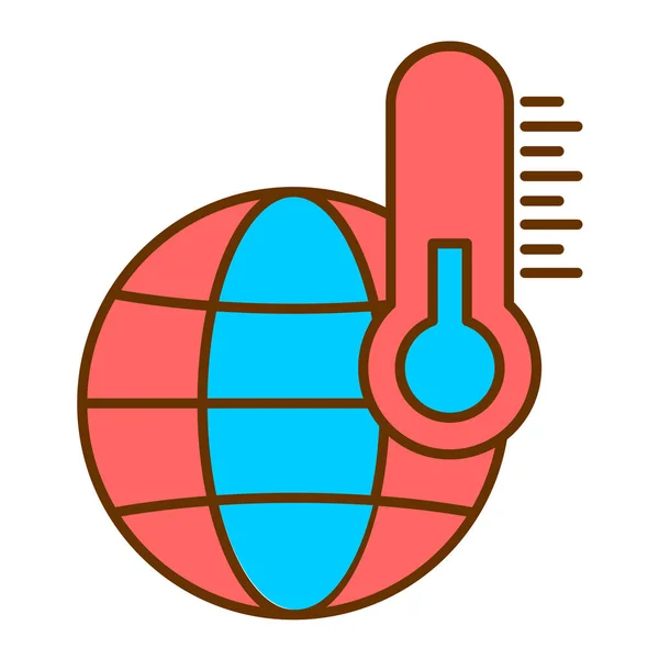 温度計のアイコンのベクトル図 — ストックベクタ
