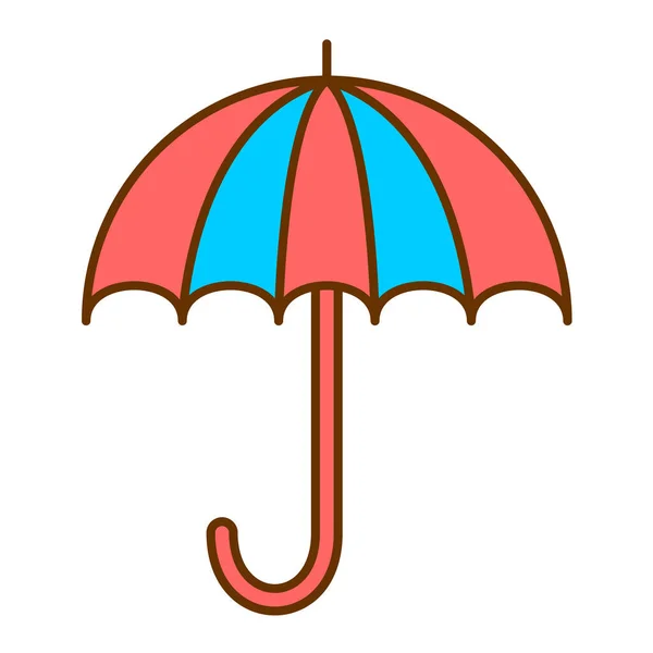 Umbrella Icon Vector Illustration — Stock Vector