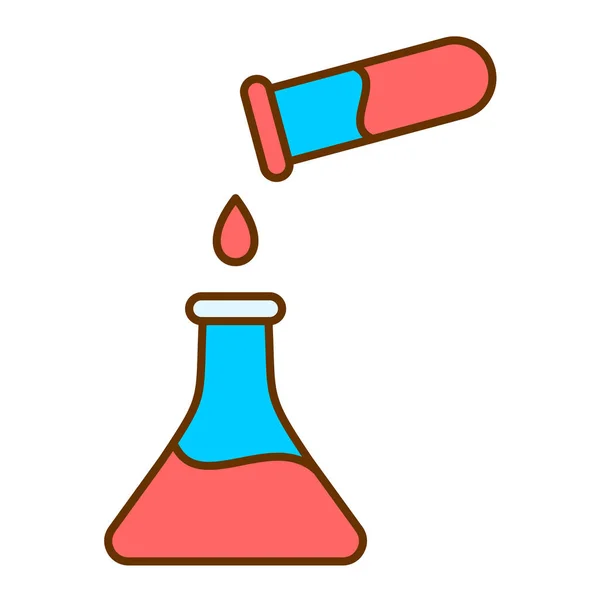 Ilustração Vetor Ciência Química —  Vetores de Stock
