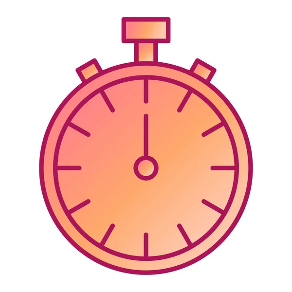 Ikona Stopky Ilustrace Vektoru Osnovy Chronometru Izolované Bílém Pozadí Čas — Stockový vektor