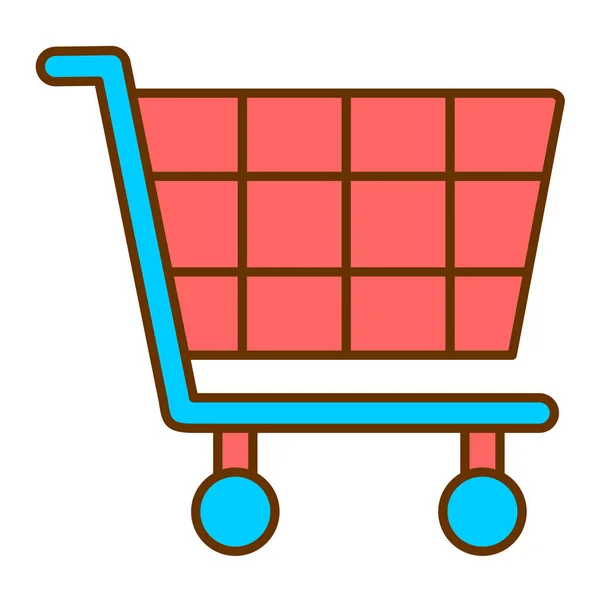 Shopping Cart Icon Vector Illustration Graphic Design — Stock Vector