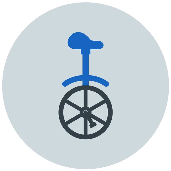 Fahrrad Web Symbol Einfache Illustration — Stockvektor