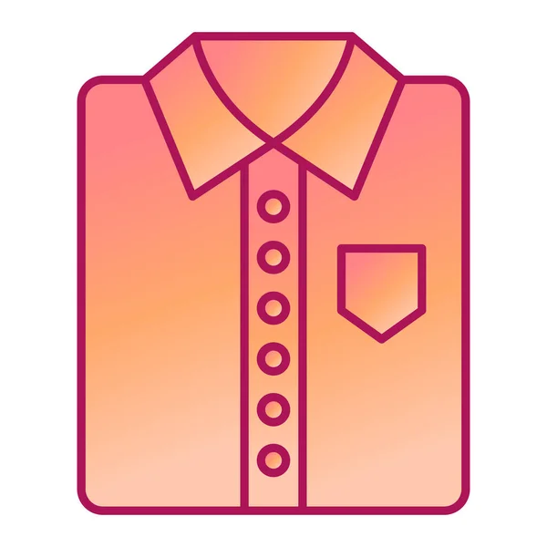 Camisa Ícone Ilustração Vetorial — Vetor de Stock