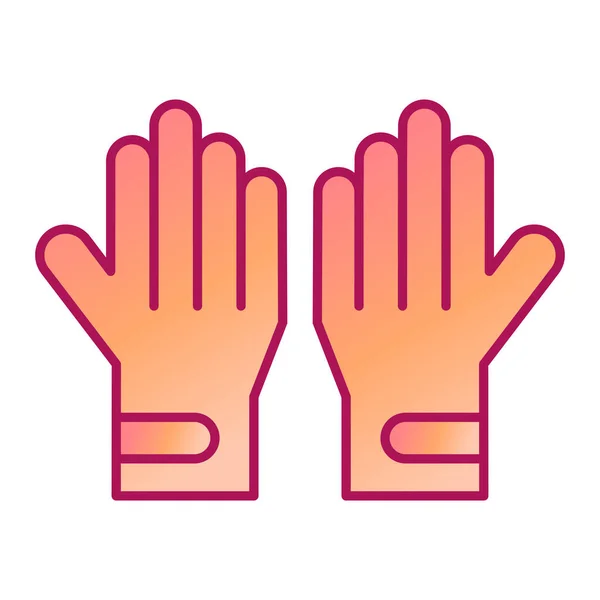 Gloves Icon Vector Illustration — Stock Vector