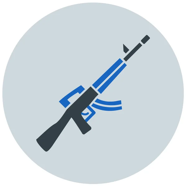 Waffe Web Symbol Einfache Illustration — Stockvektor