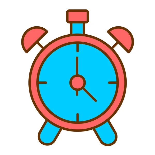 Reloj Despertador Icono Vector Ilustración Diseño — Vector de stock