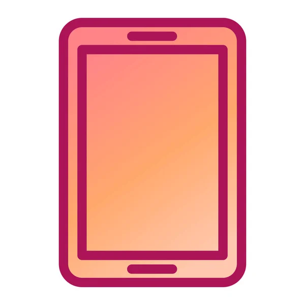 Smartphone Icono Web Diseño Simple — Vector de stock