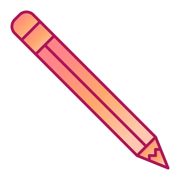 Bleistift Symbol Vektor Illustration — Stockvektor