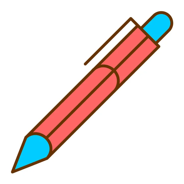 Stift Web Symbol Einfache Illustration — Stockvektor