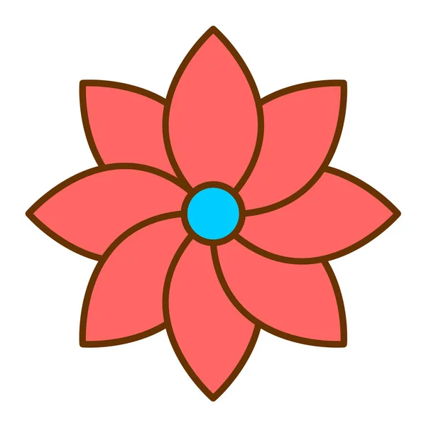 Flower Icon Vector Illustration — Stock Vector