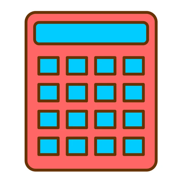 Calculator Icon Vector Illustration — Stock Vector