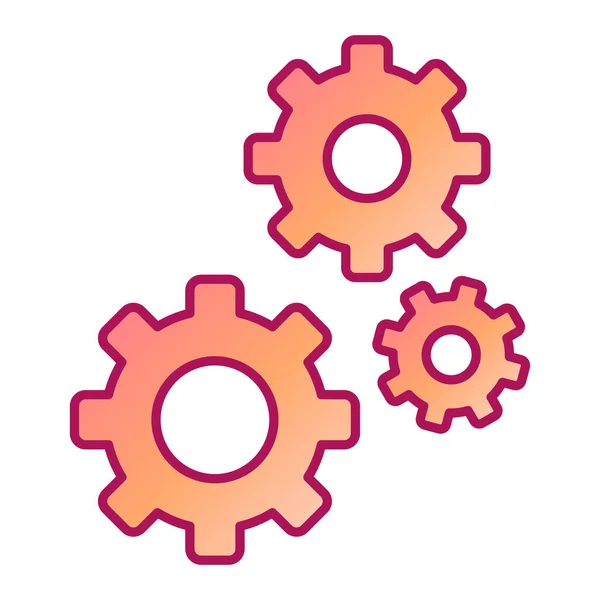 Gear Icon Vector Illustration — Stock Vector