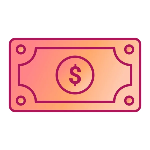 Money Cash Icon Vector Illustration — Stock Vector