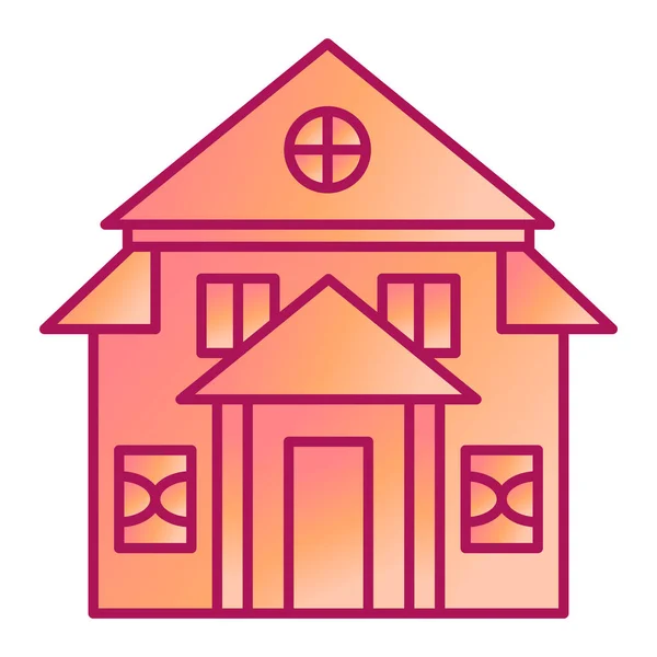 Икона Домостроения Набросок Рисунка Домашнего Векторного Символа Веб Дизайна — стоковый вектор