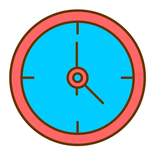 Illustration Vectorielle Une Icône Horloge — Image vectorielle