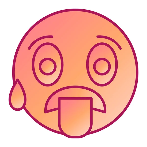 Ícone Máscara Facial Linha Esboço Ilustração Ícones Vetoriais Kawaii Emoticon — Vetor de Stock