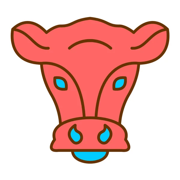 Корова Иконка Сайта — стоковый вектор