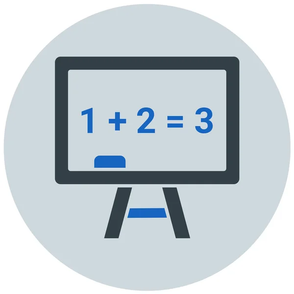 Tafel Web Symbol Einfache Illustration — Stockvektor