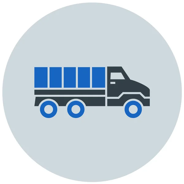 Camion Icona Web Semplice Illustrazione — Vettoriale Stock